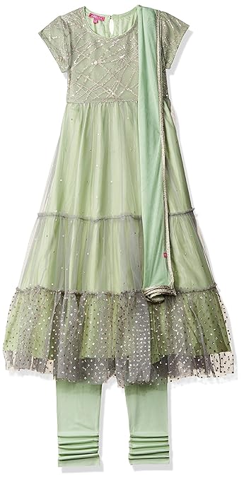 Girls' Regular Fit Salwar Suit Set