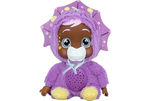 Cry Babies Goodnight Starry Sky Phoebe - 12" Sleepytime Baby Doll | Plays 5 Lullabies and Night Light Starry Sky Projection