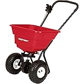 EarthWay 2050P 80lb Broadcast Spreader, Lawn Aerator, Fertilizer Spreader, 80lb Capacity, Pre-Assembled, with Rustproof Poly Hopper and Adjustable Drop Rate for Lawn Care &amp; Seed Spreading