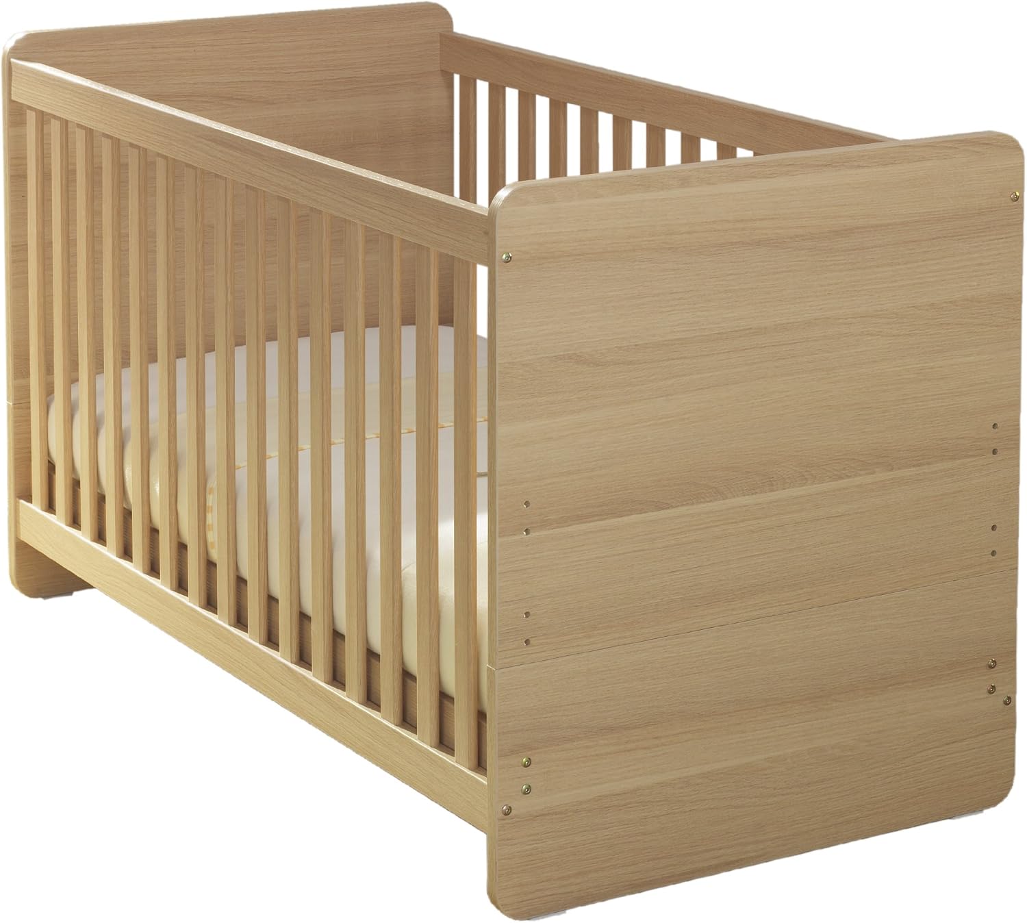 light oak cot
