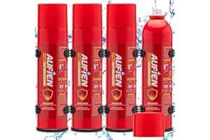 Aufien Fire Extinguisher for Home, Non-Toxic Fire Extinguishers for Vehicle,Kitchen, House, Car, Garage, Portable Small Water-Based Fire Extinguisher with Mounting Bracket 4 Pack