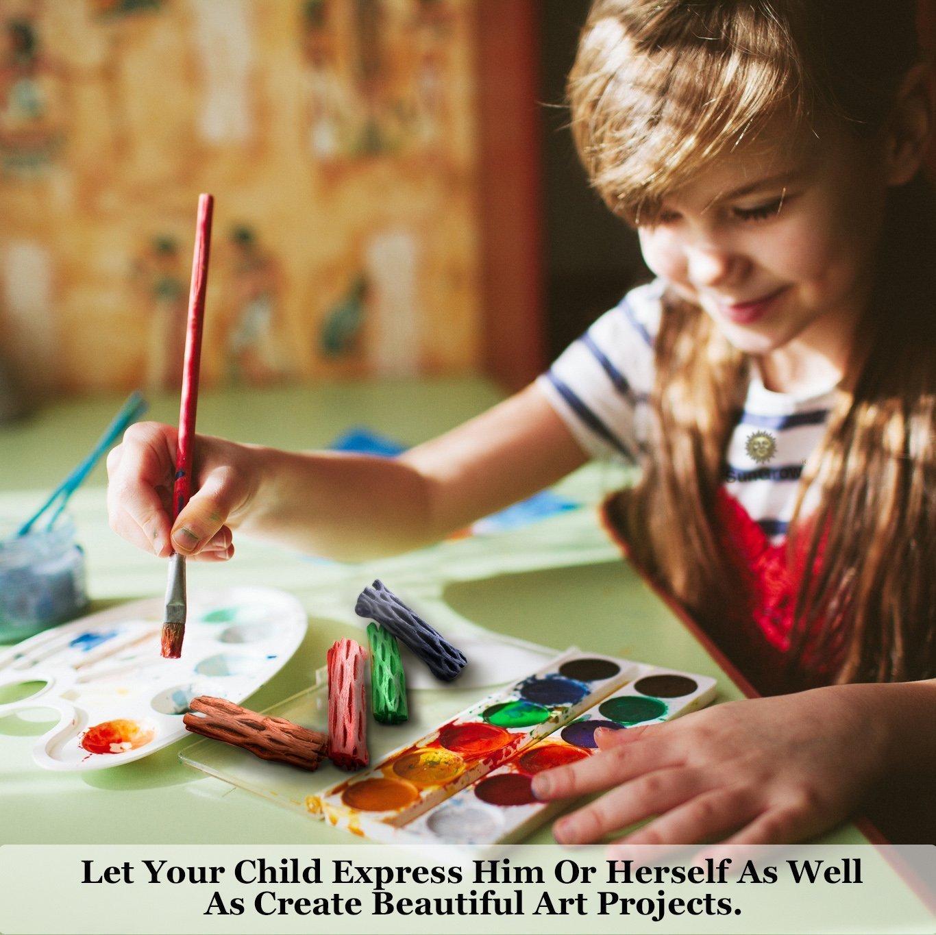 6-pcs Natural Cholla wood for Chinchillas by SunGrow - 100% Organic soft wood, Chemical-free, thorn-free - Keeps Chinchilla teeth healthy - Chew toy for ferrets, guinea pigs, gerbils, mice, hamsters