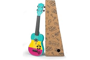 CB Sky Soprano Ukulele 21"/53cm beginners, students kids Hawaiian guitar (Palm Tree)