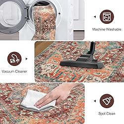 Yamaziot Washable Area Rug for Bedroom, 3x5