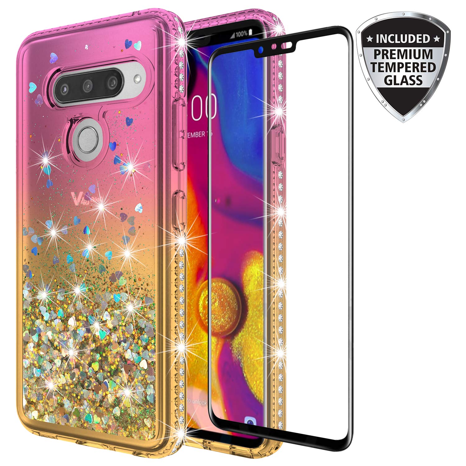Best Lg G6 Floating Glitter Phone Case