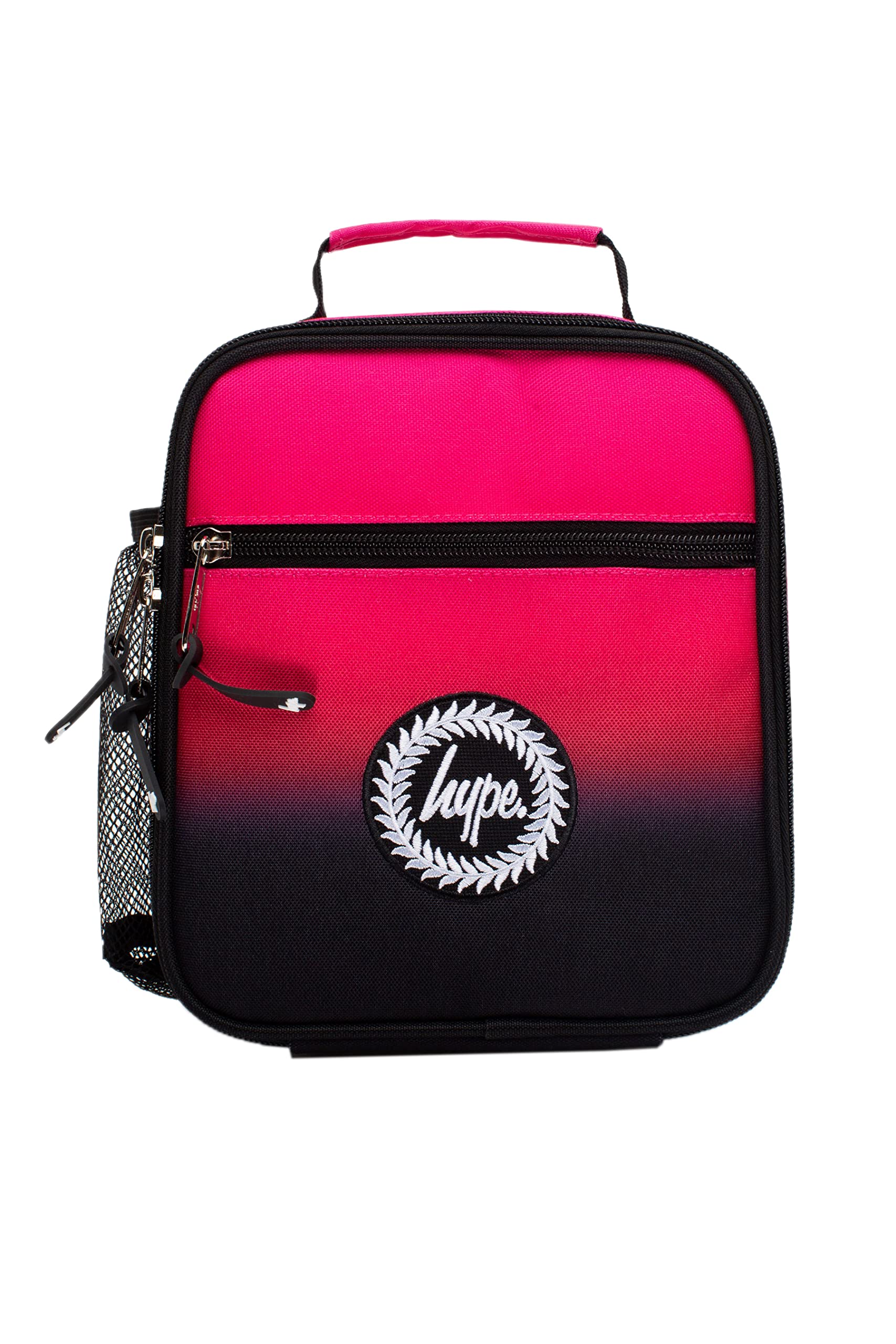 hype Unisex Pink Black Fade Crest Lunchbox