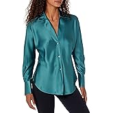 Vince Womens Bias L/S Blouse
