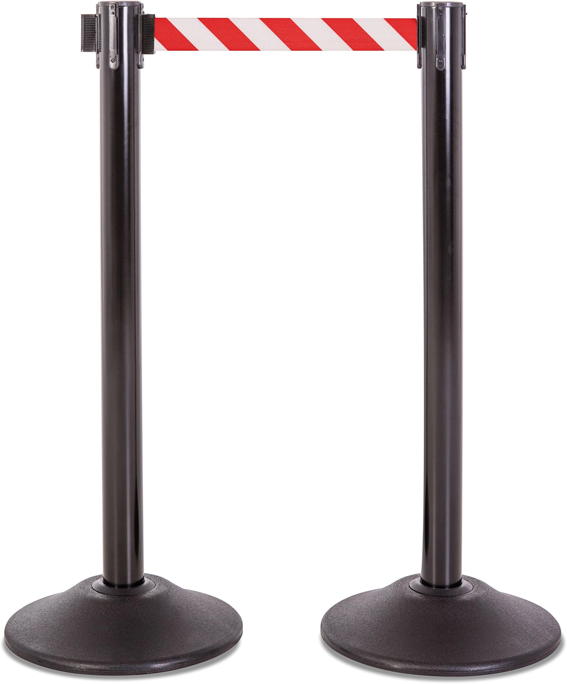 US Weight Heavy Duty Premium Steel Stanchion with 7.5-Foot Retractable Belt (More Colors Available)