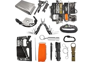 Survive Hero Survival Kit Military, Ideas, Stocking Stuffers for Mens Gift Set, EDC Tactical Gear Camping Gadgets for Men, Hi