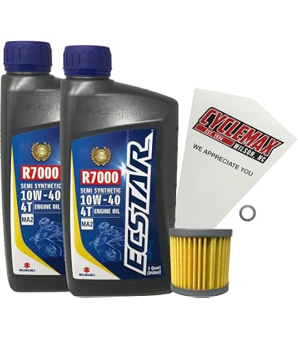 Amazon.com: Cyclemax Full Syn Oil Change Kit for 1996-2022 Suzuki