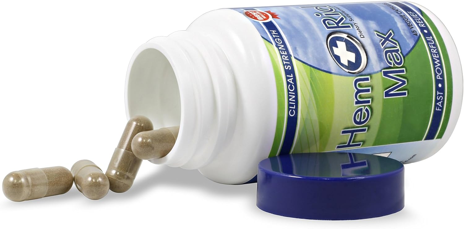 HemRid Max - Fast Hemorrhoid Relief. Get The Hemorrhoid Pills That Actually Work. Works in Just 2-5 Days. Doctor Recommended: Health & Personal Care