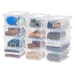 IRIS USA 7 Quarts Plastic Storage Container Bin