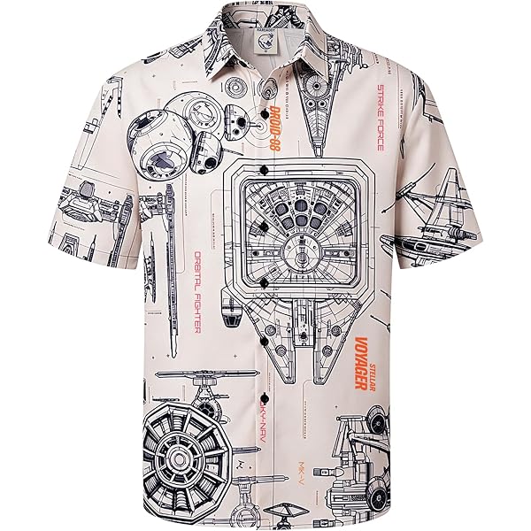 Amazon.com: STAR WARS Men's Darth Vader and Stormtroopers Samurai Print  Button Down Shirt - Navy - 2X Large : Clothing, Shoes & Jewelry