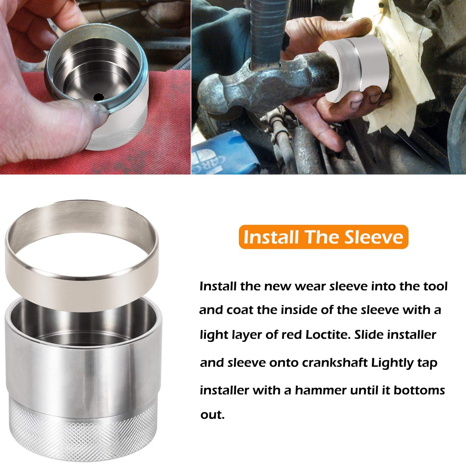 Yoursme 6.0L Powerstroke Front Crank Wear Sleeve Driver/Installer Kit