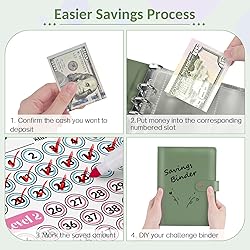 Sooez 100 Envelopes Money Saving Challenge, Savings