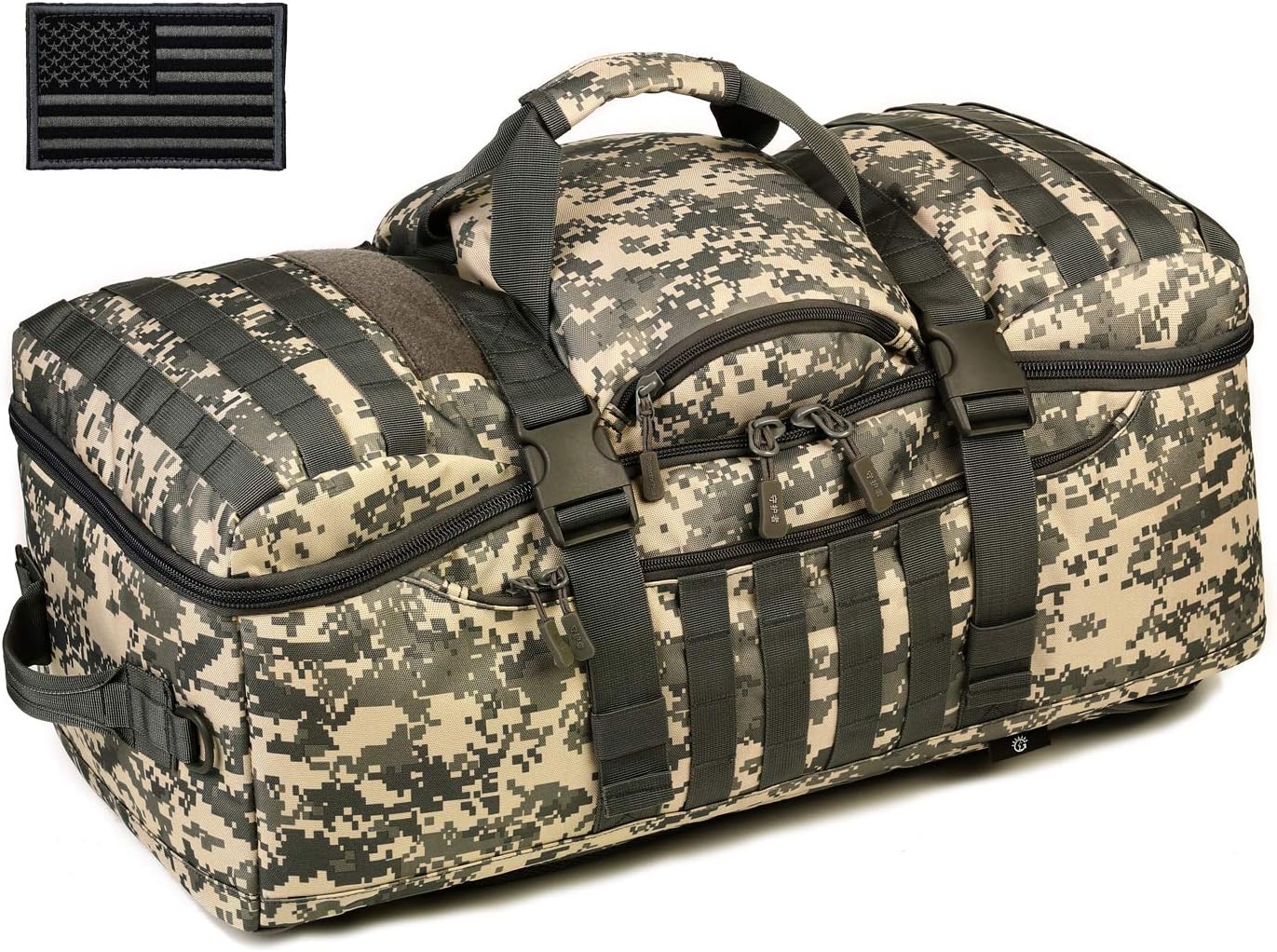 Protector Plus Tactical Duffle Bag Men Sports Gym Backpack Military