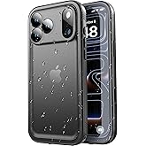 SPORTLINK for iPhone 17 Pro Case - IP68 Waterproof Military Protective Full Body Heavy Duty Shockproof 360 Sealed Dustproof with Camera Screen Protector Phone Cover for iPhone 17 Pro 6.3" Black