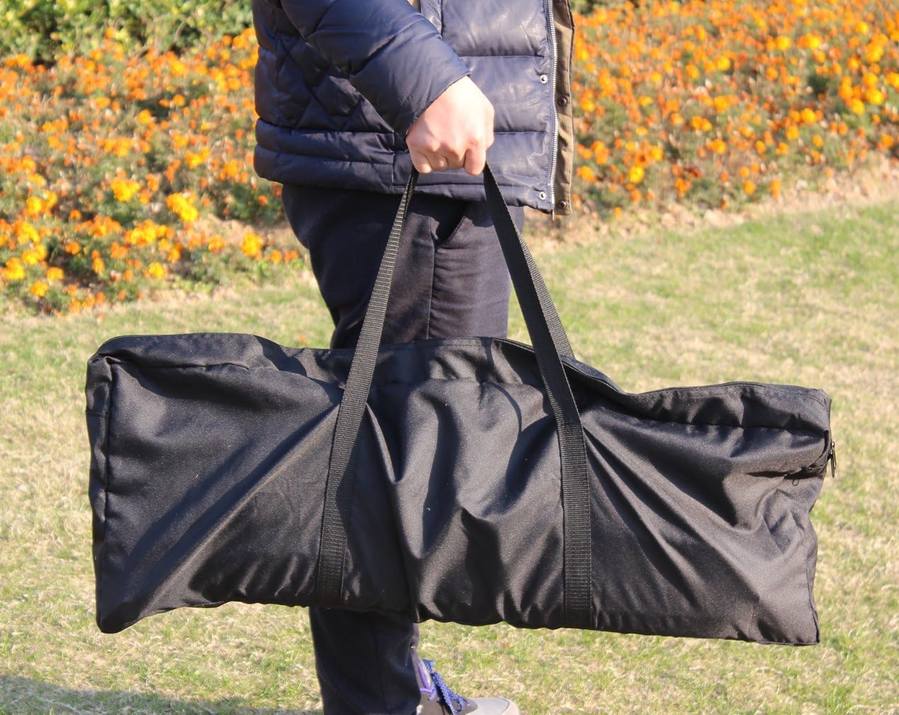 KL KLB Sport 7' x 5' Steel 3 in 1 Soccer Goal Target with 4 Scoring Zones – Includes Frame, Rebounder Net, Target Nets and Carry Bag – Portable Shot Accuracy Training Tool : Sports & Outdoors