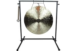 The Gong Shop 26” Wind Gong - Includes Gong Stand & Mallet/Authentic Chinese Wind Gong/Beautiful and Calming Sound/Hand Selected For Quality/Great for Sound Healing, Home, or Office