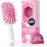 FHI Heat UNbrush Plus Ultra-Light Detangling Brush for Fine & Fragile Hair | UltraFlex Anti-Static Bristles, Reduces Breakage