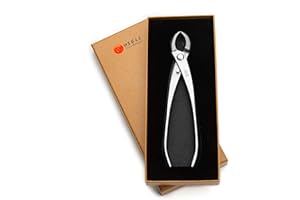 TIANBONSAI 205MM Bonsai Round Edge Cutter Professional Grade Branch Cutter Alloy Steel Bonsai Tools Equip With Tool Bag (MTS-12)