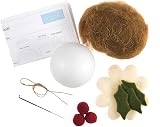 Trimits Christmas Needle Felting Craft Kit 8 x 9cm Pudding view 2