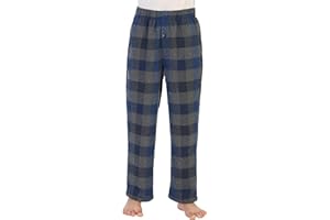 Gioberti Boys Flannel Lounge Pajama Pants - Yarn Dye Brushed with Elastic Waist