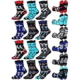 Breathffy 12 Pairs Funny Karate Socks Bulk Gifts for Boys, Girls, and Teachers Novelty Breathable Cotton Karate Crew Sock for Lover Gifts