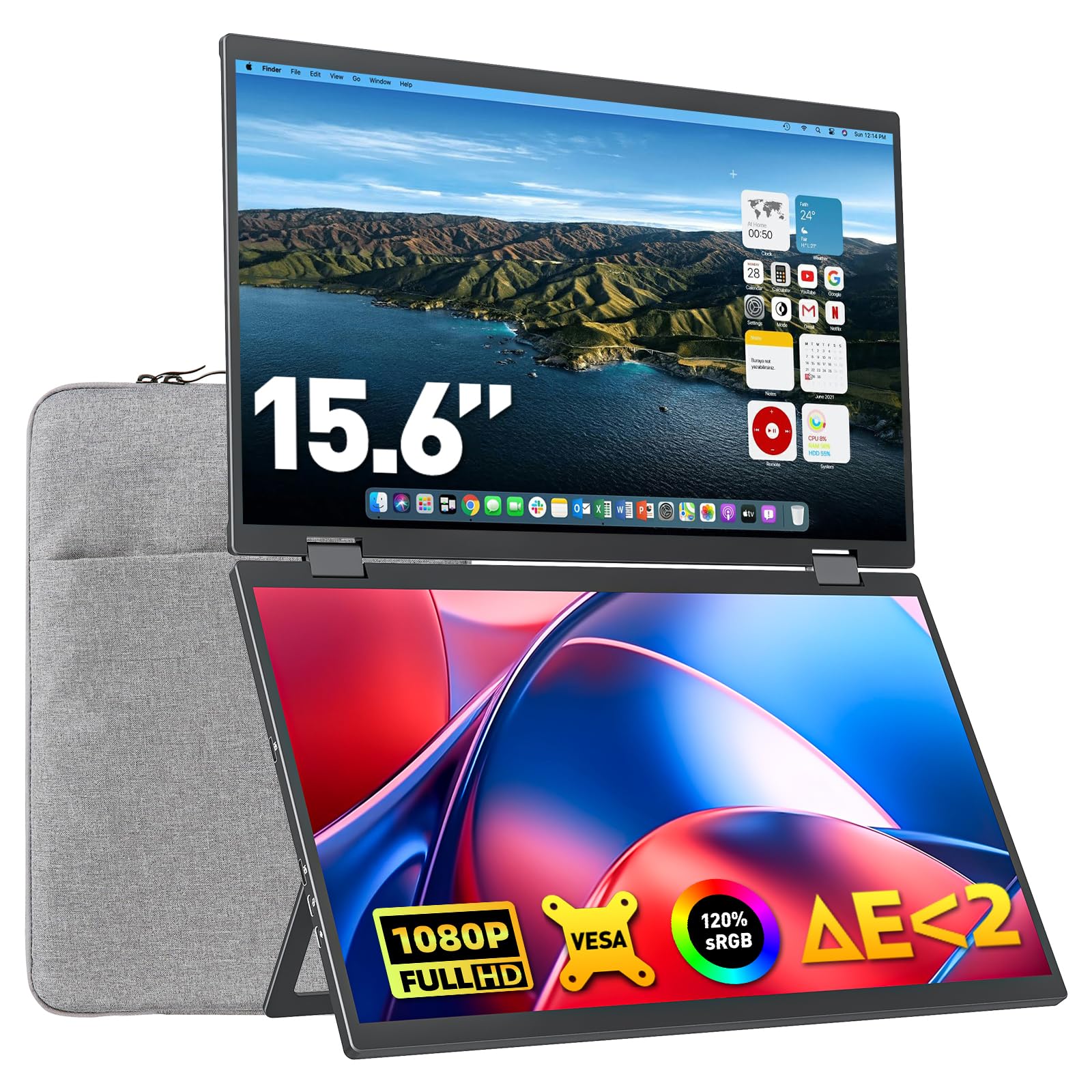 Upperizon Laptop Screen Extender 15.6 Inch FHD