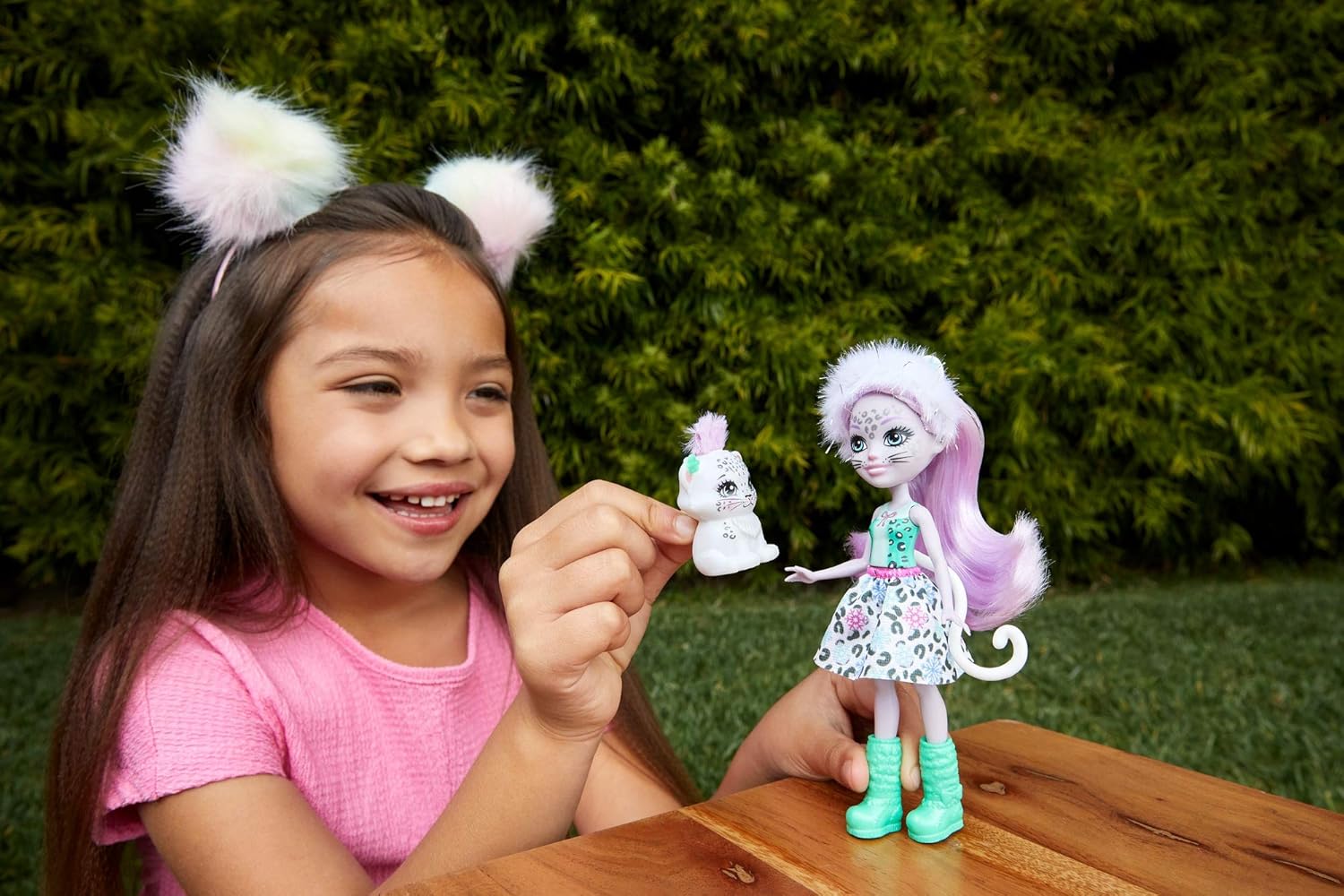 Enchantimals Sybill Snow Leopard & Flake Dolls, Multicoloured, 6 inches - Image 3