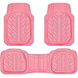 CAR PASS DeepDish Pink Floor Mats for Cars Full