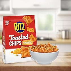 RITZ Toasted Chips Cheddar Crackers, Party