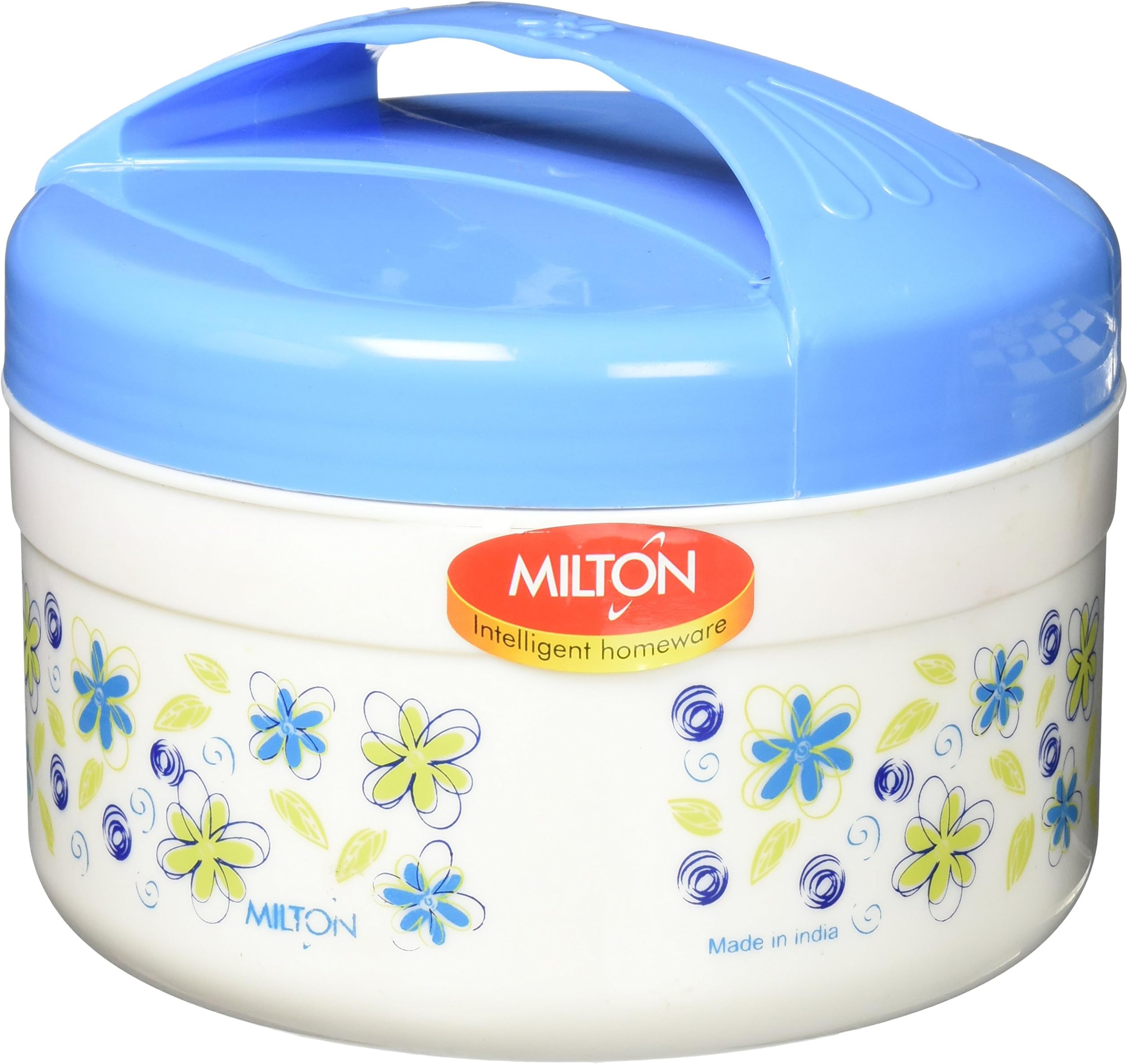 Milton Treat Mega Round Lunch Box, White, 1200 ml