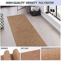 Custom Size Backed Non-Slip Area Rugs Runner, Easy