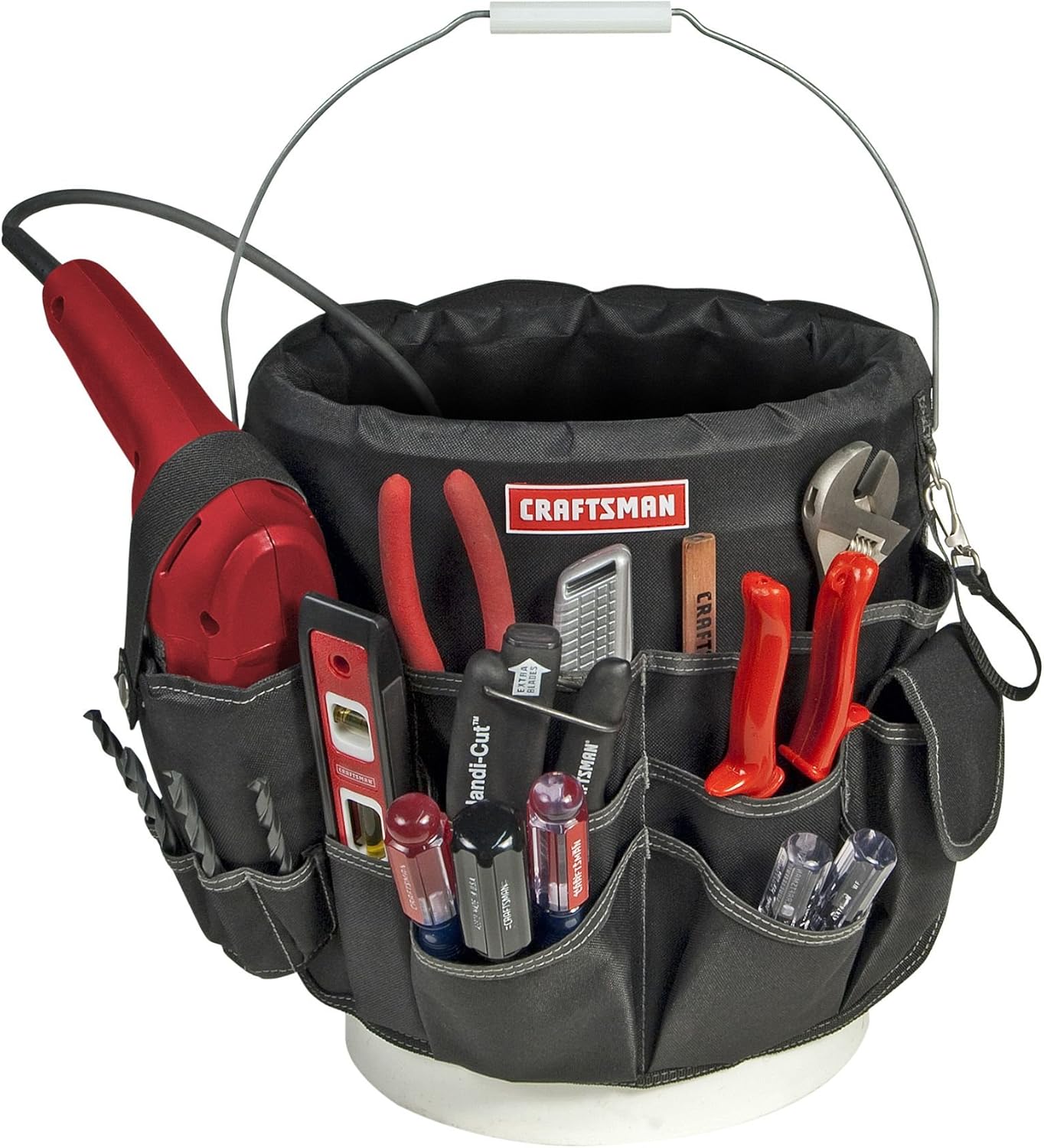 Best craftsman 56 pocket bucket bag