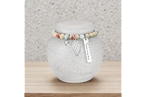 Dletay Small Urns for Human Ashes Memorials Ceramic Mini Cremation Urns for Men Women Ashes Keepsake Funeral Sharing