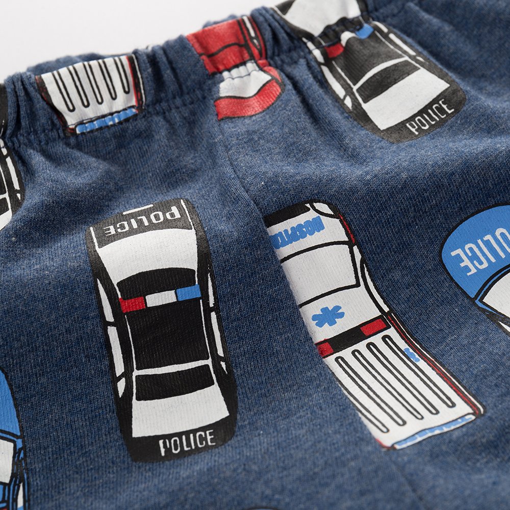 Children Pjs Sets B.GKAKA The Moving Cars Toddler Boys Pajamas Short Kids Clothes (3 Toddler)