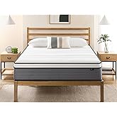 ZINUS 12 Inch True Support Hybrid Mattress [New Version], Queen, Fiberglass Free, Medium Feel, Motion Isolation, Certified Sa