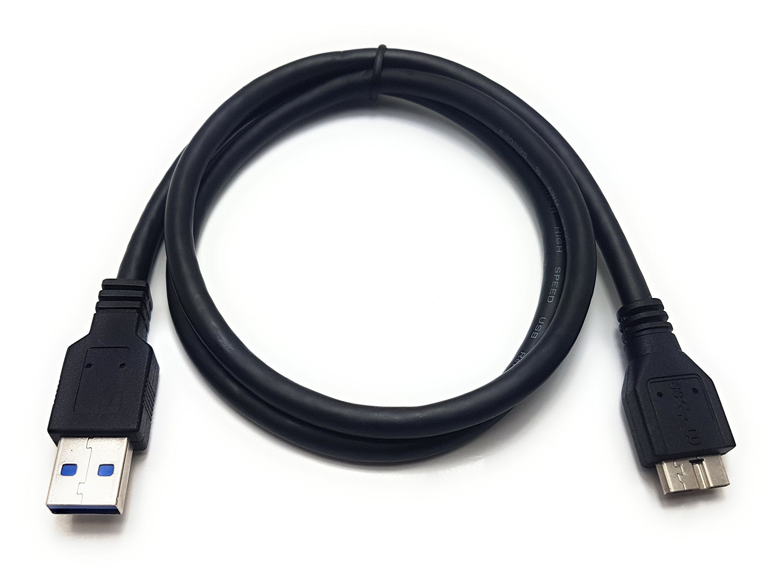 MainCore 1m Long SuperSpeed USB 3.0 Type A to Micro-B Cable For External Hard Drive (Available in 0.15m, 0.30m, 0.50m, 0.75m,1m, 2m) (1m)