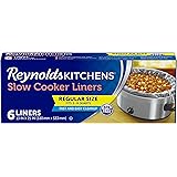 Reynolds Kitchens Slow Cooker Liners, Regular (Fits 3-8 Quarts), 6 Count