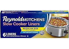 Reynolds Kitchens Slow Cooker Liners, Regular (Fits 3-8 Quarts), 6 Count