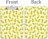 Hnogri A4 Clipboard Yellow Pineapple Low-Profile Clip 80-100 Sheets view 2