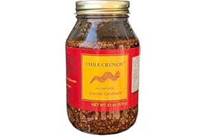 Chile Crunch - A Crunchy All Natural Spicy Condiment (Original) - 31oz. Party Jar