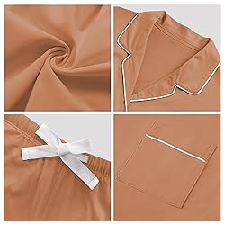 COLORFULLEAF Women's 100% Cotton Long Sleeve Pajama