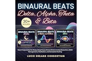 Binaural Beats: 30+ Hours of Beta, Alpha, Theta & Delta Wave Frequencies for Sleep, Deep Focus, Stress Relief, Anxiety Reduct