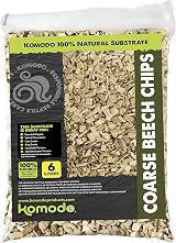Komodo Coarse Beech Chips Substrate for Reptiles 6L Premium Bedding