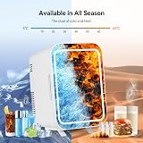 eklipt Mini Fridge 4L Dimmable LED Mirror AC/DC Portable Beauty Fridge view 2