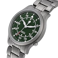 BERNY Men's Titanium Watch Japanese Sweep Second