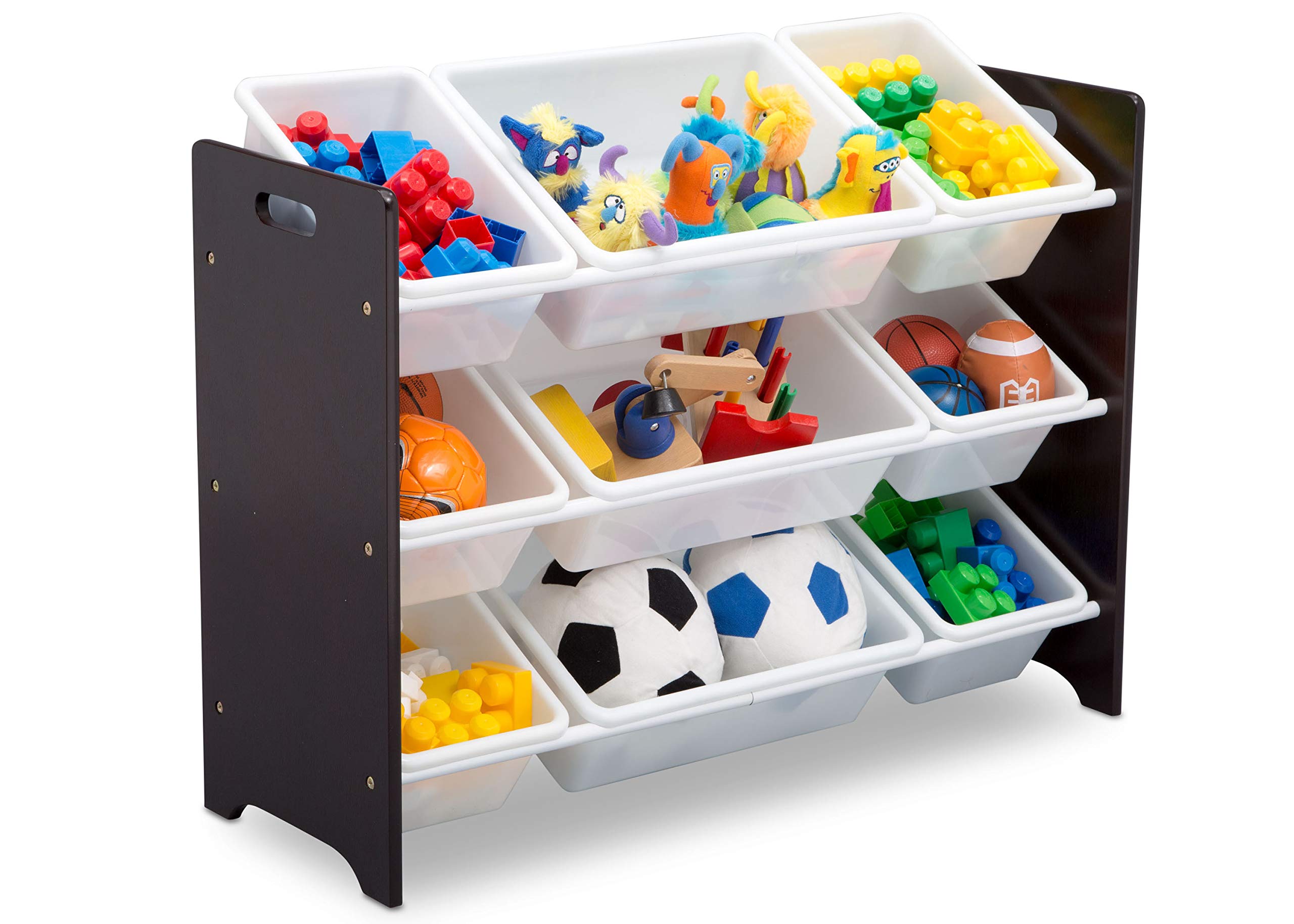 Delta Children MySize 9 Bin Plastic Toy Organizer, Dark Chocolate Buy