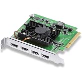 Blackmagic Design DeckLink Quad HDMI PCIe Capture Card, Up to 4K60, 4 HDMI 2.0b inputs (BDLKDVQDHDMI4K)